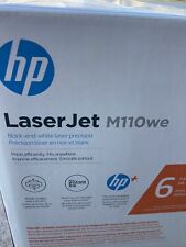 HP LaserJet M110we Monochrome Laser Printer, used for sale  Shipping to South Africa
