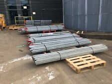 Used, Galvanised Steel Tube Scafold Scafolding Mezzanine Floor Handrail Rail Post for sale  HUDDERSFIELD