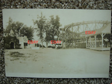 RPPC-LOS ANGELES CA-CHUTES PARK-AMUSEMENT-WOODEN ROLLER COASTER-CAVE OF WINDS for sale  Shipping to South Africa