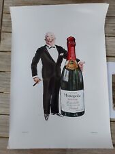 Affiche originale champagne d'occasion  Gueux