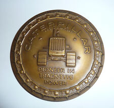 Usado, Medalha de bronze CATERPILLAR TRACTOR 50 anos comemorativa 1954 tipo pista potência comprar usado  Enviando para Brazil