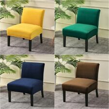 Stretch Velvet Armless Chair Cover Single Sofa Slipcover Couch Protector Cover for sale  Shipping to South Africa