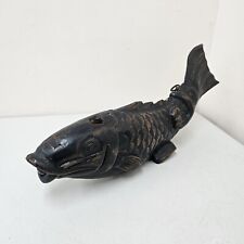 Carved wooden koi for sale  Shipping to Ireland