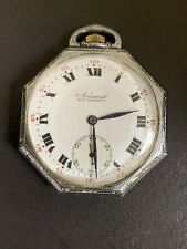 Vintage Tacy Watch Co."Admiral" Swiss Pocket Watch 15 Jewels for sale  Centereach