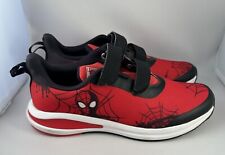 Zapatillas ADIDAS x MARVEL SPIDER-MAN FORTARUN para niños jóvenes talla 7, usado segunda mano  Embacar hacia Argentina