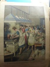 Usado, 1931 1949 Cocina Cocina Mujer Hornos Sartén Cacerola 3 Periódicos Antiguo segunda mano  Embacar hacia Argentina