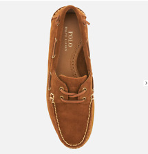 Polo Ralph Lauren para hombre Merton marrón gamuza zapatos de barco £145 segunda mano  Embacar hacia Argentina