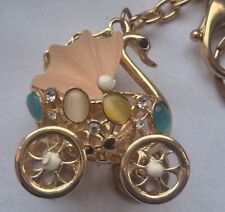 Retro keyring gold for sale  RAMSGATE