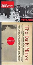 Titanic replica newspaper for sale  MARLBOROUGH