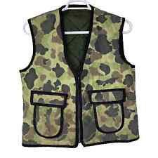 Vintage camo vest for sale  Shipping to Ireland