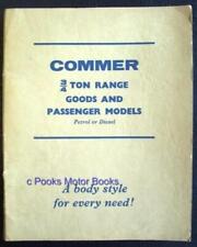 COMMER ¾ TON GOODS & PASSENGER MODELS Special Bodywork Catalogue c1965 for sale  Shipping to South Africa
