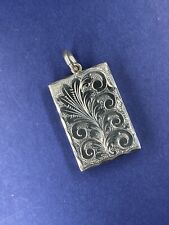 Hallmarked silver large for sale  SOLIHULL