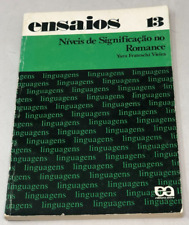 Niveis de Significacao no Romance, Yara Frateschi Vieira, 1974, P-70 comprar usado  Enviando para Brazil