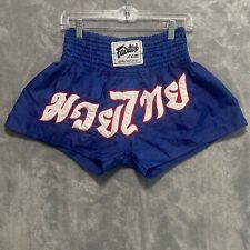 Usado, Shorts Fairtex Masculino Pequeno Muay Thai MMA Azul Luta comprar usado  Enviando para Brazil