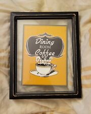 Lot framed coffee for sale  North Wales