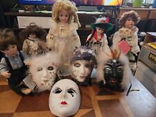 Porcelain dolls masks for sale  Arkport