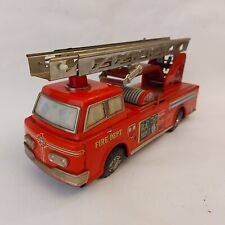 Vintage Yonezawa Japan Fire Truck Fire Dept Battery Tin Toy for sale  Shipping to South Africa