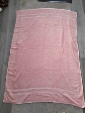 Pink bath sheet for sale  ABERDARE