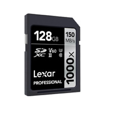 Lexar Professional 1000x 128 GB/SD3/XC II, lectura de hasta 150 MB/s segunda mano  Embacar hacia Argentina