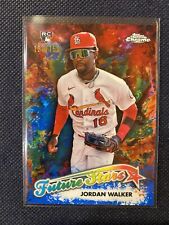 Novato Jordan Walker 2023 Topps cromado Future Stars #FS-14 azul/150, usado segunda mano  Embacar hacia Mexico