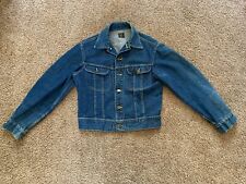 Jaqueta jeans vintage Lee Riders 101-J ocidental desbotada feita nos EUA 40 pequena comprar usado  Enviando para Brazil