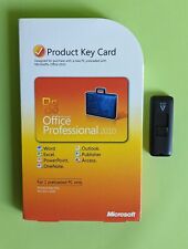 Cartão chave de produto profissional Microsoft Office 2010 com USB comprar usado  Enviando para Brazil