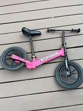 SOMENTE PEÇAS Strider 12 Classic Balance Training Bicicleta Infantil Rosa Roda Ruim comprar usado  Enviando para Brazil