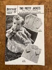 Baby knitting patterns.cardiga for sale  READING