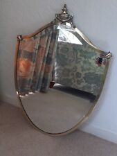Antique brass shield for sale  ANDOVER