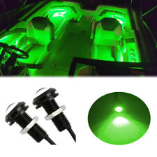 Luz de plugue de LED verde brilhante para barco garboard latão dreno peixes subaquáticos marinhos comprar usado  Enviando para Brazil