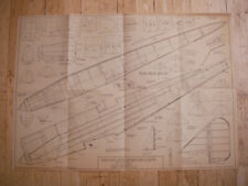 RC Scale Aircraft Plans of the Avro 635 Avian a  scale monoplane model 42" Span for sale  BURRY PORT