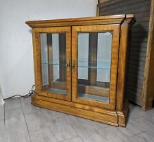 Vintage American of Martinsville Lighted Curio Glass Display Showcase Cabinet for sale  Shipping to South Africa