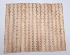 School 12 Inch 30cm Wooden Ruler With Beveled Edges Lot of 15 for sale  Shipping to South Africa