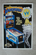 Whirlwind pinball promotional for sale  Augusta