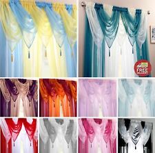 Voile curtain swag for sale  Shipping to Ireland