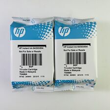 Lote de cartuchos de tinta tricolor HP 64/303/804 pares (2) fabricante de equipamento original - Novo comprar usado  Enviando para Brazil