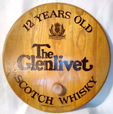 The Glenlivet Scotch Whiskey 12 anos tampa de barril barra de madeira decoração caverna homem comprar usado  Enviando para Brazil