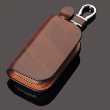 Brown Leather Cover Auto Car Remote Key Fob Case Bag For M-B A B C S R Series for sale  Shipping to South Africa