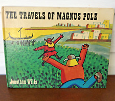The Travels of Magnus Pole, Jonathan Wills 1975 livro infantil assinado 1ª edição, usado comprar usado  Enviando para Brazil