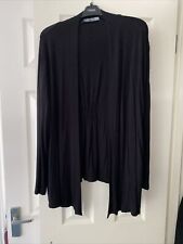 Black waterfall cardigan for sale  COLCHESTER