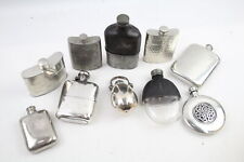 Hip flasks silver for sale  LEEDS