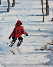 Oil painting skier for sale  Pueblo