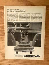 CHEV121 VINTAGE 1966 Advertisement Chevrolet Impala SS Coupe Turbo Jet 427 V8 for sale  Shipping to South Africa