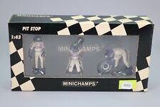 ZE401 MINICHAMPS 343100022 1/43 Figurine stand F1 Pit stop Williams Tyre change  d'occasion  Péronnas
