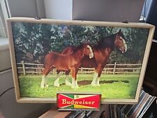 Vntg. lighted budweiser for sale  Wellsville