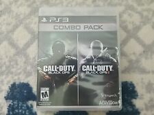 Call of Duty Black Ops 1 & 2 Combo Pack PS3 PlayStation 3 - No Manual for sale  Shipping to South Africa