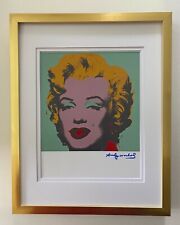 Usado, Andy Warhol 1984 Firmato Awesome Marilyn Monroe Stampa Opaca & con Cornice List comprar usado  Enviando para Brazil