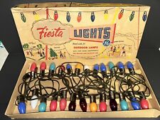 Usado, Luzes de Natal vintage Fiesta para ambientes internos e externos C-9 lâmpadas com 25 cordas de lâmpada comprar usado  Enviando para Brazil