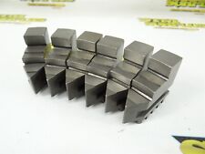SET OF 6 JAW LATHE SCROLL CHUCK JAWS , used for sale  Shipping to South Africa