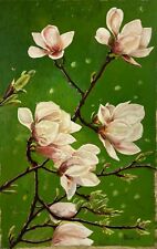 ölbild baumblüte magnolienzw gebraucht kaufen  Graal-Müritz, Seeheilbad